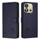 thumbnail image 1 of Funda tipo cartera FOXDOCK para Oukitel C57S con soporte, ranuras, RFID, diseño de gato, 1 of 5