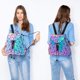 thumbnail image 2 of Mochila LOVEVOOK geométrica luminosa holográfica para mujer, 2 of 6