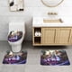 thumbnail image 2 of Juego de Alfombras de Baño Desmarcar Terciopelo Coral 3 Piezas, 2 of 6