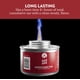 thumbnail image 3 of Juego de buffet de 2 horas de gasolina para chafing Fuel GasOne (12 unidades), 3 of 6