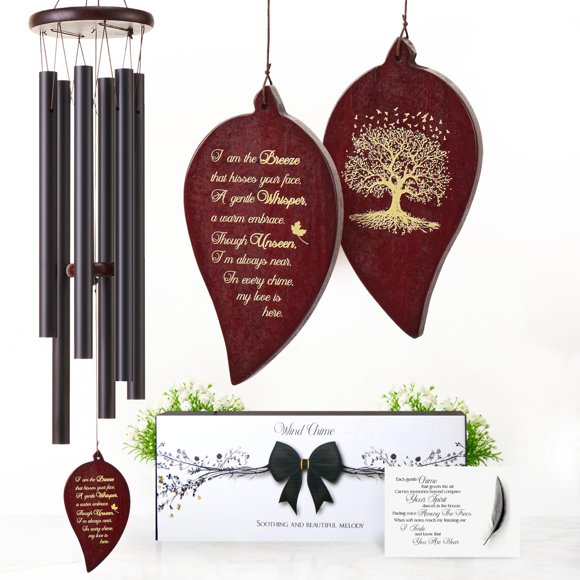 Campanilla de Viento Captain Decor 81 cm – Regalo Memorial Negro