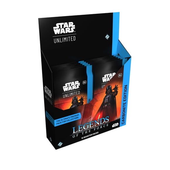 Display de Sobres Booster de Star Wars: Unlimited Legends of the Force – Edición Carbonite (Fantasy Flight Games)