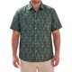 thumbnail image 1 of INSPIRE CHIC Camisa de Hombre Grande y Alta con Estampado de Manga Corta para Playa Casual 3XL Verde Oscuro, 1 of 5