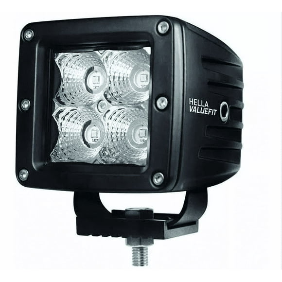 Kit Farol Rectangular 4 Led Flood Light Hella 10-30v