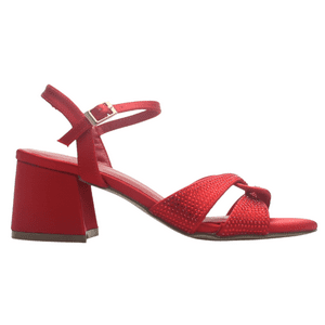 Sandalia De Mujer Rojo Casual Chalada Fira-2