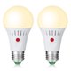 thumbnail image 1 of Bombilla LED Elrigs 7W de atardecer a amanecer, paquete de 2, 3000K, 1 of 7
