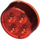 thumbnail image 1 of Lente redonda con forma de diamante RoadPro RP1010RDL con luz LED roja de 2,5 pulgadas, 1 of 2