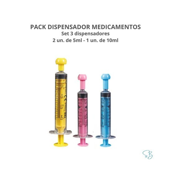 Spazio Bambini - Pack 2 Dispensadores De Medicamento De 5ml