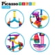 thumbnail image 2 of Juego de juguetes magnéticos Marble Run PicassoTiles, 200 piezas, para niños mayores de 3 años, 2 of 8