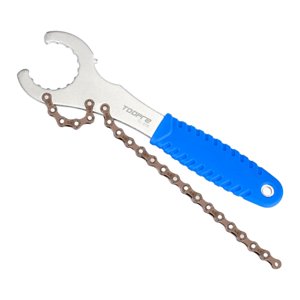 Ioensy - Bicicleta Rueda Libre Cadena Látigo Piñón Lockring Remover Herramienta Cassette Ciclo Bicicleta