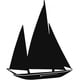 thumbnail image 1 of Decomural Sail Boat Simple Yacht Transport WS-15345, 1 of 2