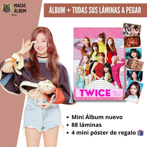 Mini Álbum Twice + TODAS SUS LÁMINAS A PEGAR