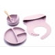 thumbnail image 2 of Set Vajilla De Alimentación Para Bebe Silicona Rosa, 2 of 2