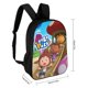 thumbnail image 2 of Paula y Amigos-theme Backpack, Campus style schoolbag Bookbag with Adjustable Shoulder Straps And Large Zip Compartment, Unisex Travel Bags., 2 of 6