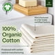 thumbnail image 2 of Toallas de papel de cocina reutilizables mioeco, paquete de 10, algodón orgánico, 2 of 7