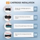 thumbnail image 5 of Cartucho de tóner Cool Toner 80A CF280A negro, paquete de 4, compatible con HP, 5 of 7