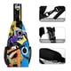 thumbnail image 3 of AMIGOS ARCOÍRIS Riñonera Bandolera con Estampado Integral para Hombres y Mujeres, Bolso Cruzado Gráfico de Tendencia, Mochila de Hombro Streetwear para Ciclismo y Deportes, Riñonera Versátil Casual, 3 of 6