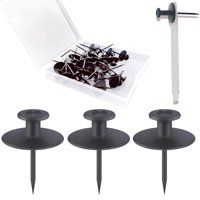 Hoaisun 30 Piezas De Chinches De Doble Cabeza Negras