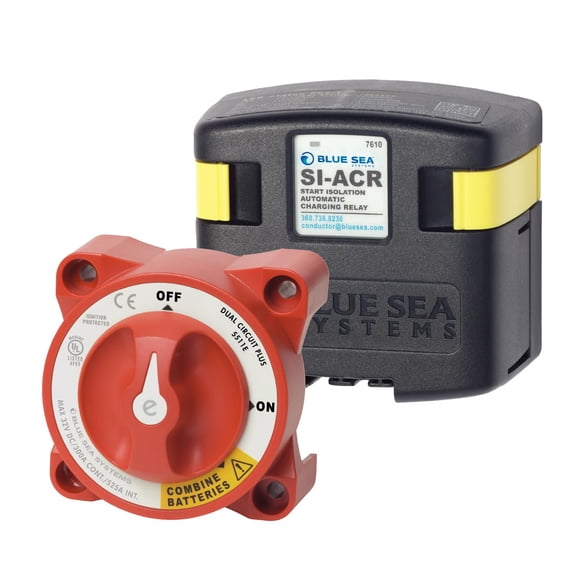Kit de baterías Blue Sea Systems Add-A-Battery 120A de doble circuito
