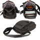 thumbnail image 3 of Bolso de hombro Vanlison Vertical Messenger negro para tabletas, 3 of 6