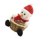 thumbnail image 2 of Linda Cesta De Almacenamiento De Dulces, Soporte Para Regalos De Fiesta De Navidad, Muñeco De Nieve S, 2 of 5