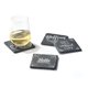 thumbnail image 5 of Juego de 4 pizarras Coasters American Atelier, color plateado, 10 x 10 cm, 5 of 7