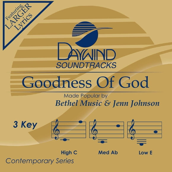 Pista musical de acompañamiento Goodness Of God – Daywind