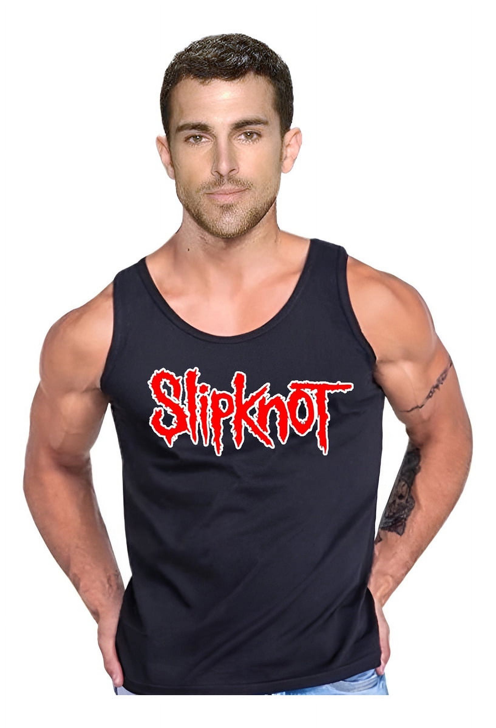 Persodesign - Polera Rock Slipknot Gimnasio Musculosa Tank Gym Talla S Negro Hombre
