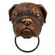 thumbnail image 2 of Vintage Estilo Perro Cabeza Puerta Puerta Puerta Pared Estatua Estatua Escultura Ingles Bulldog, 2 of 5