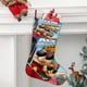 thumbnail image 2 of Alvin y las Ardillas Tema: Calcetines de Navidad, fino lino blanco para colgar en escaleras y chimenea, decoración navideña para el hogar, regalo de Navidad.54cm×38cm, 2 of 5