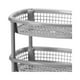 thumbnail image 2 of Canasta Ovalada Gris Metalizado, 2 of 3