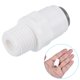 thumbnail image 4 of Uxcell 1/4" Tubo a 1/4NPT Macho Empuje para Conectar Accesorios Paquete de 5 Conector de Línea de Agua Recto para Sistema de Agua RO Blanco, 4 of 4