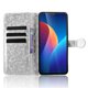 thumbnail image 3 of Funda Cartera Lunares TCL K70 SE con Tarjetero, Correa y Soporte Plata, 3 of 6