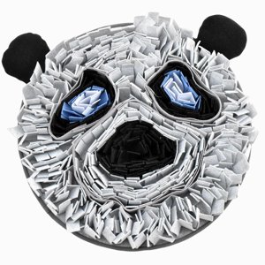 Ioensy - Pet Dog Snuffle Mat Nariz Olor Entrenamiento Sniffing Pad Lavable Perro Puzzle Juguete Blanco Gris