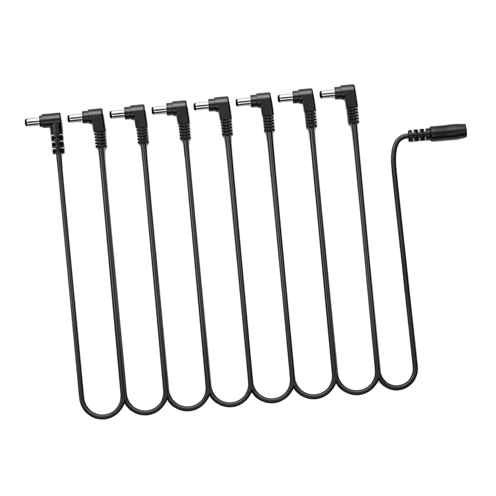 Magideal - Cable De Alimentación En Cadena, Cable De Pedal De Efectos De Guitarra Eléctrica, Cable De Conexión De Bajo, Cable De Alimentación Del Sistema De Alta 8 Vías