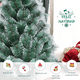 thumbnail image 3 of Árbol De Navidad Pascua 2.1 Metros Nevado Armable Color Verde, 3 of 3