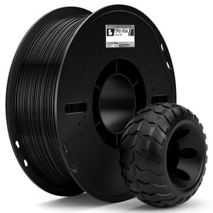 Filamento De Impresión 3D Elegoo Tpu 1.75 Mm Negro 1 Kg 95A