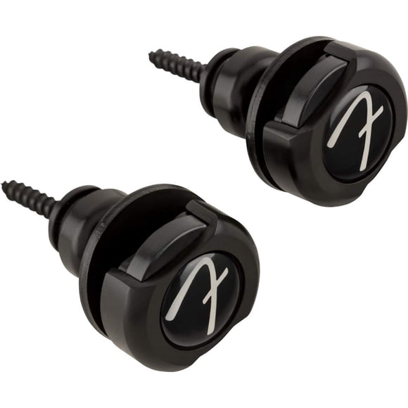 Cierres de correa Fender Infinity negros de acero 3 x 2 cm