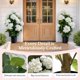 thumbnail image 2 of Árbol de hortensias artificiales de 30 pulgadas para exterior, 2 of 3