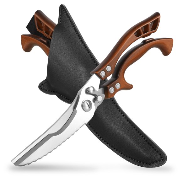 Tijeras de cocina ANDONG 25 cm, acero inoxidable, con resorte