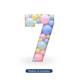 thumbnail image 1 of Deco Caja Numerales 100Cm #7, 1 of 1