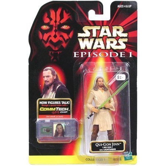 Figura de Acción Hasbro Star Wars Episodio 1 Qui-Gon Jinn