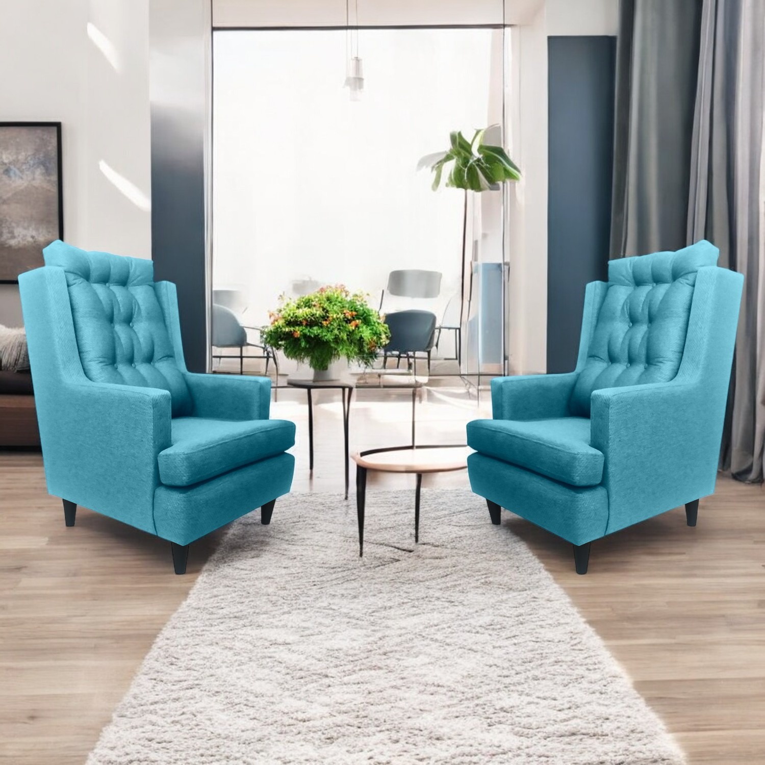 Fazca - Set Poltrona Agatha Turquesa