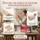 thumbnail image 5 of Kit de macramé MIGO Creates para principiantes adultos – 7 proyectos, 5 of 8