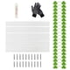 thumbnail image 2 of Juego De Aros Para Invernadero, Tiras De Soporte Para Cubierta De Hileras, Camas Elevadas, Red De Jardín, Juego De 30 Aros, 2 of 3