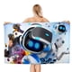 thumbnail image 1 of Astro Bot Toalla de playa de secado rápido con diseño temático, regalo para mujeres y niñas, ideal para cumpleaños, fans, amantes de la música, uso en la playa o al aire libre, 78 × 150 cm, 1 of 6