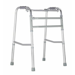 Maxcare - Andador Burro Ortopédico Plegable Paso A Paso Aluminio Light Gris