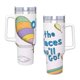 thumbnail image 4 of ¡Oh, los Lugares a los que Irás! Vaso aislado de acero inoxidable con asa, diseño temático, regalo para familia, amigos y fans; incluye pajita y encaja en el portavasos estándar, 40 oz, 4 of 6