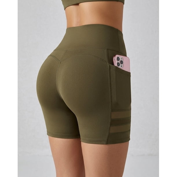 Short Yoga Mujer Suplex Nitro con Bolsillo Estilo Moderno -A352