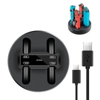 Estación De Carga Aaronmei Gns-620 Para Mandos Joy-Cons Y Consola Nintendo Switch